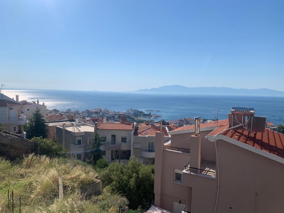 Breathtaking Sea View Daire Kavala Dış mekan fotoğraf